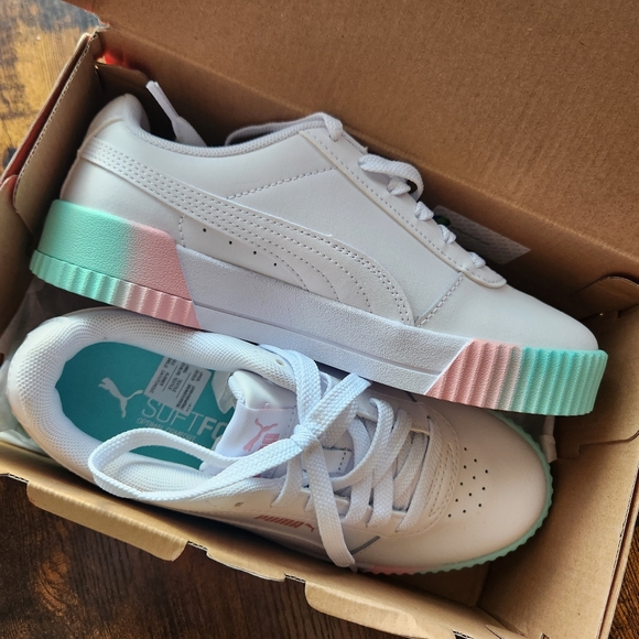 *BRAND NEW* Carina Fade JR Puma aruba blue bridal rose - Picture 13 of 13